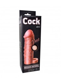 Фаллоудлинитель с кольцом COCK size L - 16,5 см. - LOVETOY (А-Полимер) - в Долгопрудном купить с доставкой