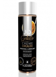 Лубрикант с ароматом крем-брюле JO GELATO CREME BRULEE - 120 мл. - System JO - купить с доставкой в Долгопрудном
