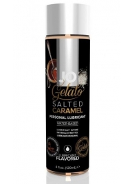 Лубрикант с ароматом солёной карамели JO GELATO SALTED CARAMEL - 120 мл. - System JO - купить с доставкой в Долгопрудном