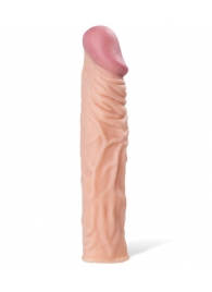 Насадка с ярко выраженной головкой и рельефным стволом - 19 см. - A-toys - в Долгопрудном купить с доставкой