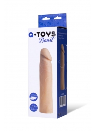 Реалистичная насадка с ярко выраженной головкой - 16,5 см. - A-toys - в Долгопрудном купить с доставкой