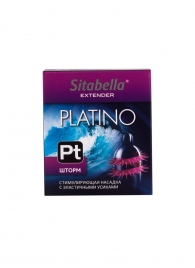 Стимулирующая насадка со спиралью из усиков Platino  Шторм - Sitabella - купить с доставкой в Долгопрудном