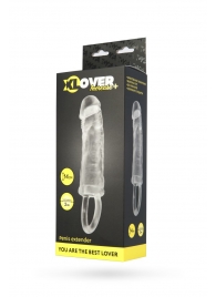 Прозрачная насадка с петлёй для фиксации - 14 см. - ToyFa - в Долгопрудном купить с доставкой