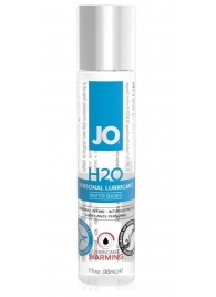 Возбуждающий лубрикант на водной основе JO Personal Lubricant H2O Warming - 30 мл. - System JO - купить с доставкой в Долгопрудном