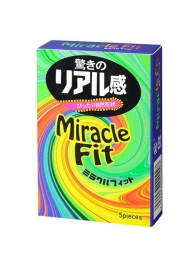 Презервативы Sagami Xtreme Miracle Fit - 5 шт. - Sagami - купить с доставкой в Долгопрудном