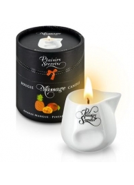 Массажная свеча с ароматом манго и ананаса Bougie de Massage Ananas Mangue - 80 мл. - Plaisir Secret - купить с доставкой в Долгопрудном