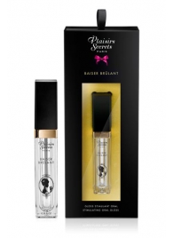 Стимулирующий блеск для губ Baiser Brulant Gloss Plaisirs Secrets - 7 мл. - Plaisir Secret - купить с доставкой в Долгопрудном