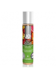 Смазка с ароматом тропических фруктов JO Flavored Tropical Passion - 30 мл. - System JO - купить с доставкой в Долгопрудном