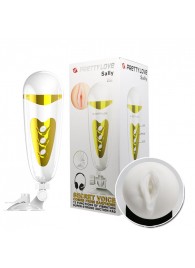 Мега-мастурбатор вагина Sally с вибрацией и голосом - Baile - в Долгопрудном купить с доставкой