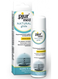 Нейтральный лубрикант на водной основе pjur MED Natural glide - 100 мл. - Pjur - купить с доставкой в Долгопрудном