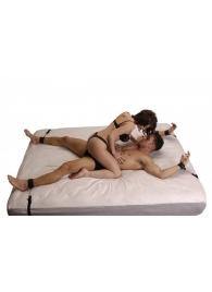 Бондаж для фиксации на кровати Frisky Bedroom Restraint Kit - XR Brands - купить с доставкой в Долгопрудном