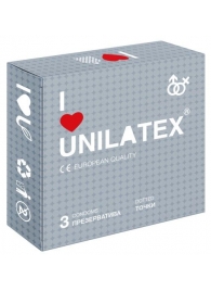 Презервативы с точками Unilatex Dotted - 3 шт. - Unilatex - купить с доставкой в Долгопрудном