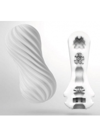 Мастурбатор FLEX Silky White с мягким рельефом - Tenga - в Долгопрудном купить с доставкой