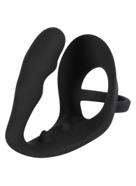 Эрекционное кольцо с подхватом мошонки и анальным отростком для воздействия на простату - Orion - в Долгопрудном купить с доставкой