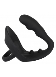 Эрекционное кольцо с подхватом мошонки и анальным отростком для воздействия на простату - Orion - в Долгопрудном купить с доставкой