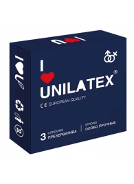 Ультрапрочные презервативы Unilatex Extra Strong - 3 шт. - Unilatex - купить с доставкой в Долгопрудном