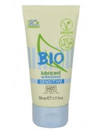 Органический лубрикант для чувствительной кожи Bio Sensitive - 50 мл. - HOT - купить с доставкой в Долгопрудном