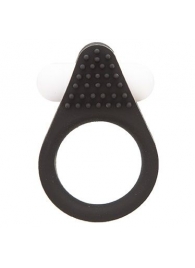 Чёрное эрекционное кольцо LIT-UP SILICONE STIMU RING 1 BLACK - Dream Toys - в Долгопрудном купить с доставкой