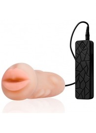 Мастурбатор-ротик с вибрацией REALSTUFF VIBRATING MASTURBATOR MOUTH - Dream Toys - в Долгопрудном купить с доставкой