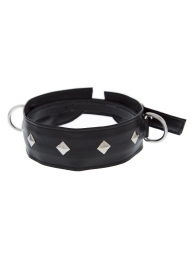Полиуретановый ошейник с пуклями и D-кольцами Collar with Studs - Blush Novelties - купить с доставкой в Долгопрудном