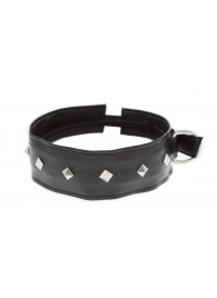 Полиуретановый ошейник с пуклями Collar with Studs - Blush Novelties - купить с доставкой в Долгопрудном