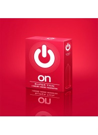Супертонкие презервативы ON) Super Thin - 3 шт. - ON) - купить с доставкой в Долгопрудном