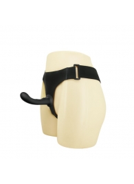 Страпон с изогнутой головкой Ultra Harness Curvy Dildo - 15,8 см. - Baile - купить с доставкой в Долгопрудном