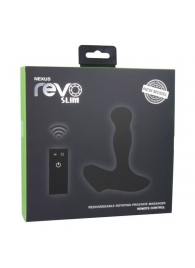 Чёрный перезаряжаемый массажёр предстательной железы NEXUS Revo Slim - Nexus Range - в Долгопрудном купить с доставкой