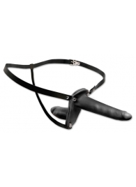 Женский страпон с вагинальной пробкой Double Penetrix Strap-on - 15 см. - Pipedream - купить с доставкой в Долгопрудном