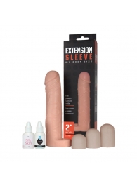 Насадка-удлинитель Extension sleeve с подхватом мошонки - 19 см. - Sitabella - в Долгопрудном купить с доставкой