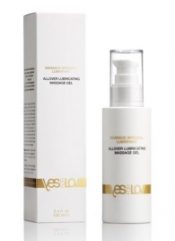 Массажный гель-смазка на силиконовой основе Allover Massage Gel - 100 мл. - YESforLOV - купить с доставкой в Долгопрудном