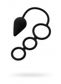 Тройное эрекционное кольцо с анальным хвостом Drop M-size - Erotist Adult Toys - в Долгопрудном купить с доставкой