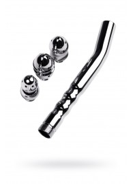 Металлический анальный душ с тремя насадками - ToyFa - купить с доставкой в Долгопрудном