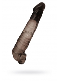 Чёрная насадка на пенис - 22,5 см. - ToyFa - в Долгопрудном купить с доставкой