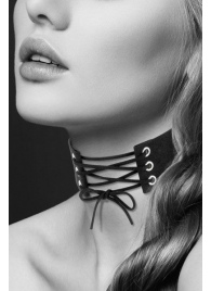 Оригинальный ошейник-чокер со шнуровкой - Bijoux Pour Toi - купить с доставкой в Долгопрудном