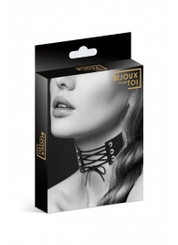Оригинальный ошейник-чокер со шнуровкой - Bijoux Pour Toi - купить с доставкой в Долгопрудном