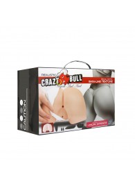 Вагина и попка с вибрацией CRAZY BULL - Baile - в Долгопрудном купить с доставкой