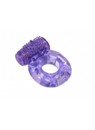 Фиолетовое эрекционное кольцо с вибрацией Rings Axle-pin - Lola Games - в Долгопрудном купить с доставкой