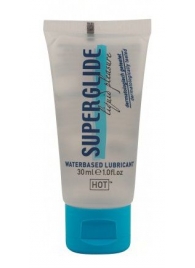 Гель-смазка на водной основе для чувствительной кожи Superglide - 30 мл. - HOT - купить с доставкой в Долгопрудном
