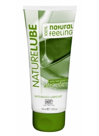 Смазка на водной основе с алоэ вера Nature Lube - 30 мл. - HOT - купить с доставкой в Долгопрудном