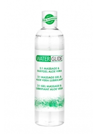 Гель-смазка 2-в-1 MASSAGE   LUBRICANT ALOE VERA - 300 мл. - Waterglide - купить с доставкой в Долгопрудном