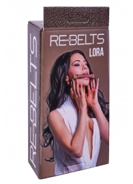 Кляп-трензель Lora с металлическими кольцами - Rebelts - купить с доставкой в Долгопрудном
