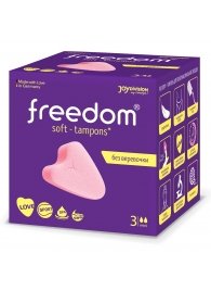 Женские гигиенические тампоны без веревочки FREEDOM mini - 3 шт. - Freedom - купить с доставкой в Долгопрудном