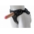 Черный пояс-трусики с двумя насадками Soft-Dolli - 16,5 и 10,5 см. - LOVETOY (А-Полимер) - купить с доставкой в Долгопрудном