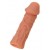Телесная реалистичная насадка KOKOS Extreme Sleeve 05 с дополнительной стимуляцией - 12,7 см. - KOKOS - в Долгопрудном купить с доставкой