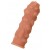 Телесная реалистичная насадка KOKOS Extreme Sleeve 11 с дополнительной стимуляцией - 12,7 см. - KOKOS - в Долгопрудном купить с доставкой