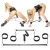 Комплект наручников и наножников с распорками Spread  em Bar and Cuff Set - Pipedream - купить с доставкой в Долгопрудном