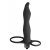Черная вибронасадка для двойного проникновения Flirtini - 15,9 см. - Lola Games - купить с доставкой в Долгопрудном