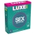 Ребристые презервативы LUXE Royal Sex Machine - 3 шт. - Luxe - купить с доставкой в Долгопрудном