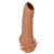 Телесная насадка с усиками и открытой головкой Nude Sleeve L - 14 см. - KOKOS - в Долгопрудном купить с доставкой
